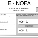 Permintaan Nomor Seri Faktur Pajak (NSFP) Melalui e-Nofa Online